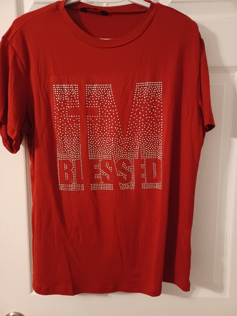 CHIC ME Top I'm Blessed Studded 1X